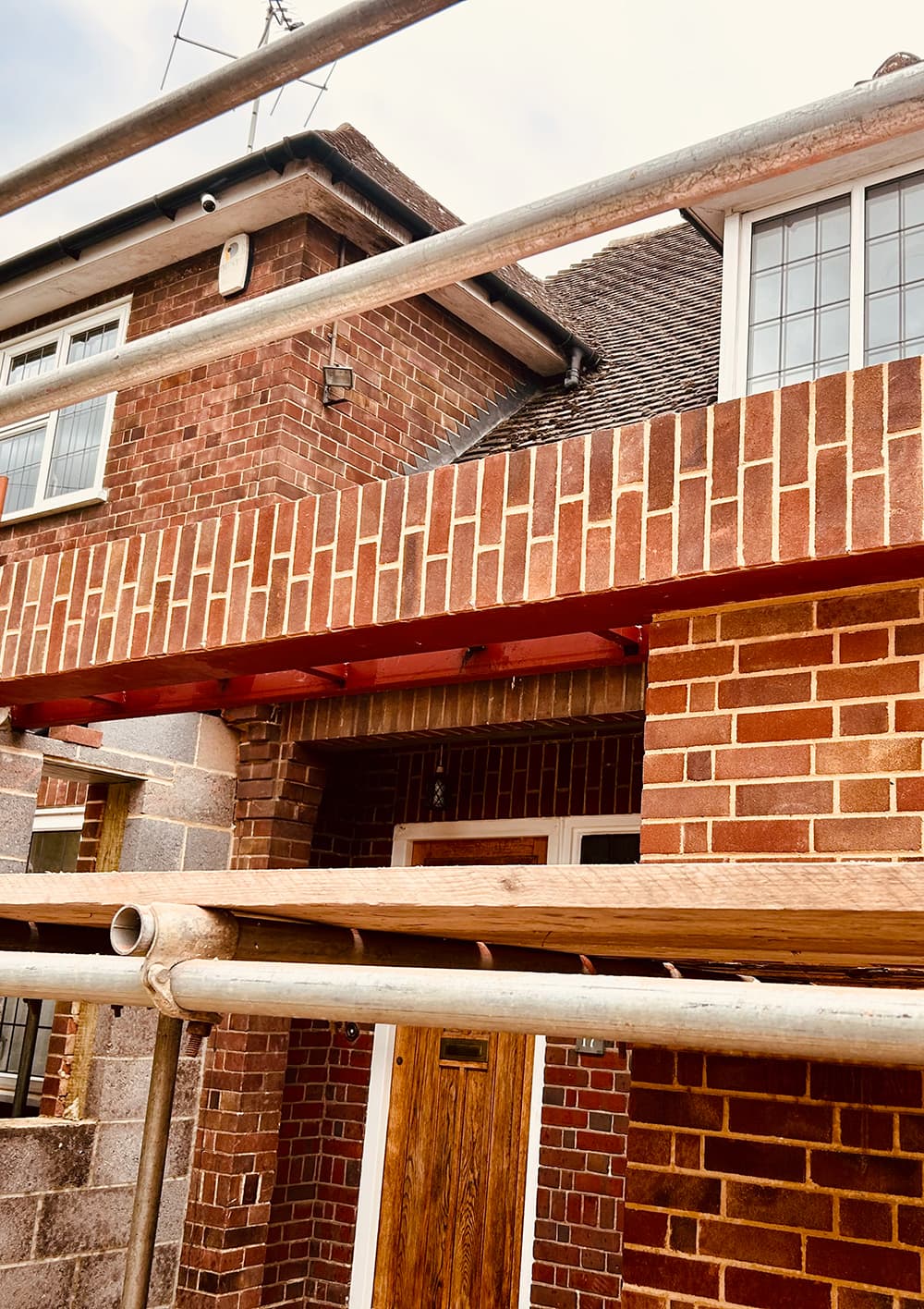 Image showing brickwork of a house.